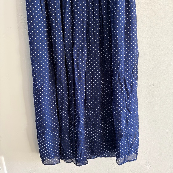Hill House Cosima Nap Dress in Navy Polka Dot - Picture 9 of 10